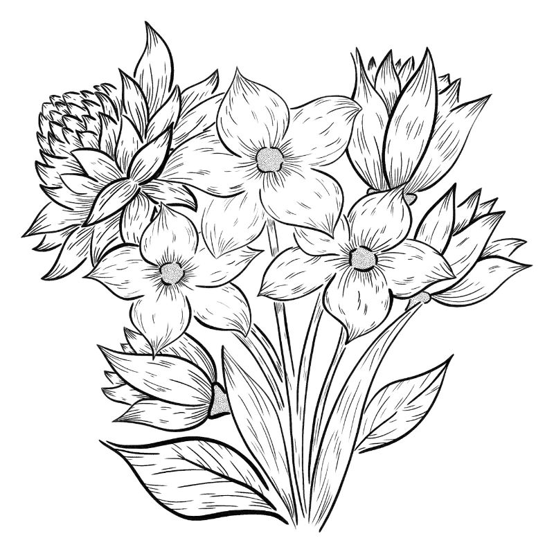 Illustration Fleurs Début d’été