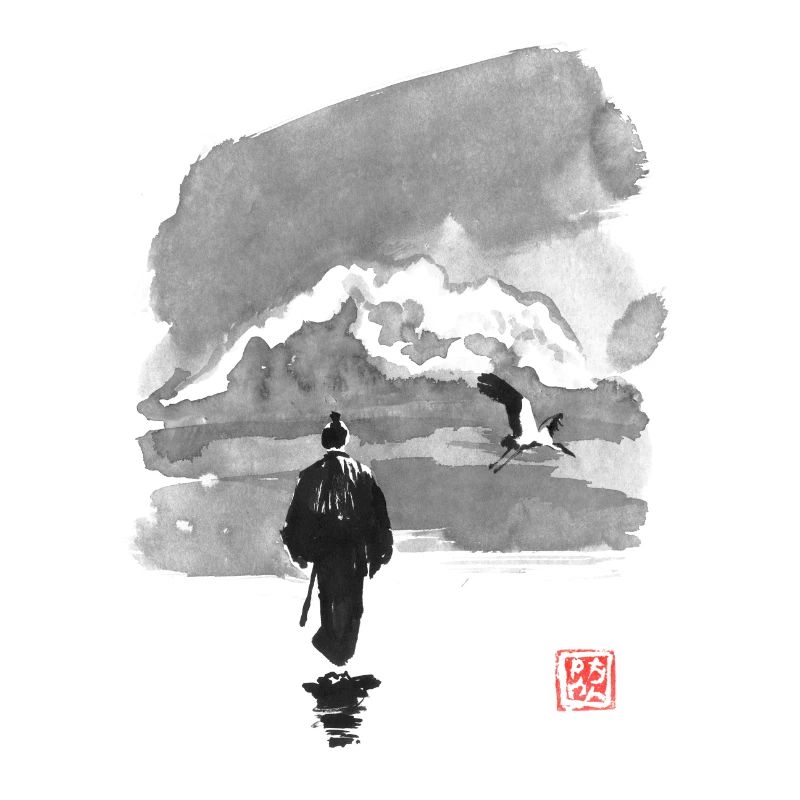 samurai and storke
