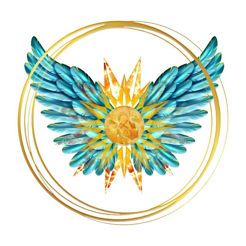 Zeichen des Lichts, Flügel, Sonne, SSL, Goldringe