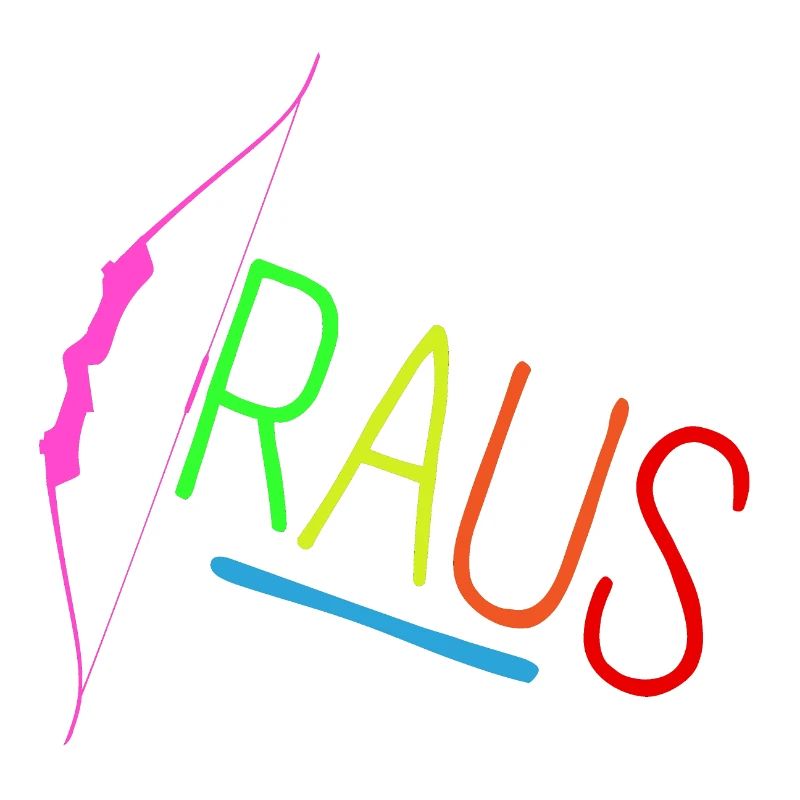 Bogen Raus Bunt
