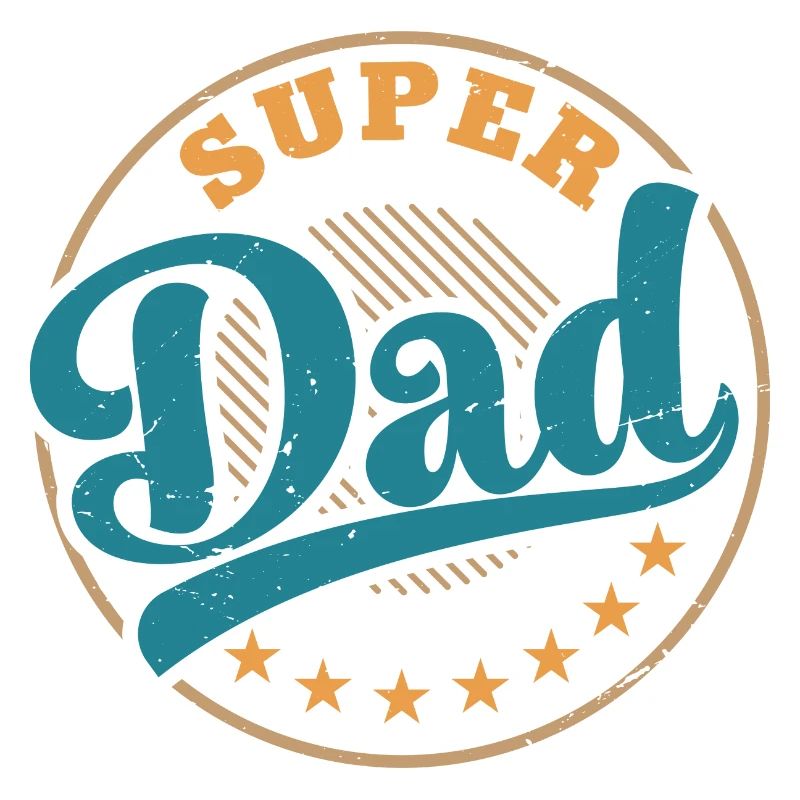 Papa super dad Vatertag