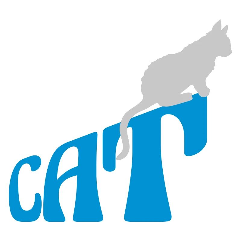 Texte Logo de l’animal de compagnie Cat