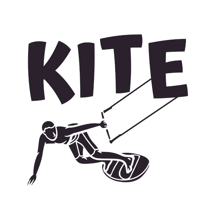 Kitesurf | logo et dessin Kite pour Kitesurfer