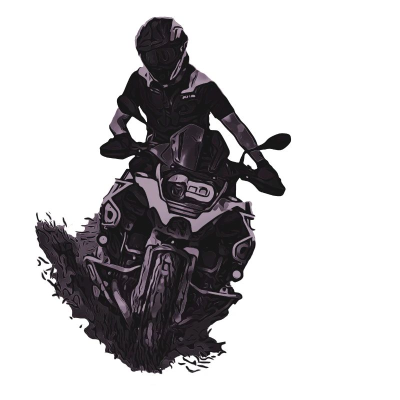 Motocross gris