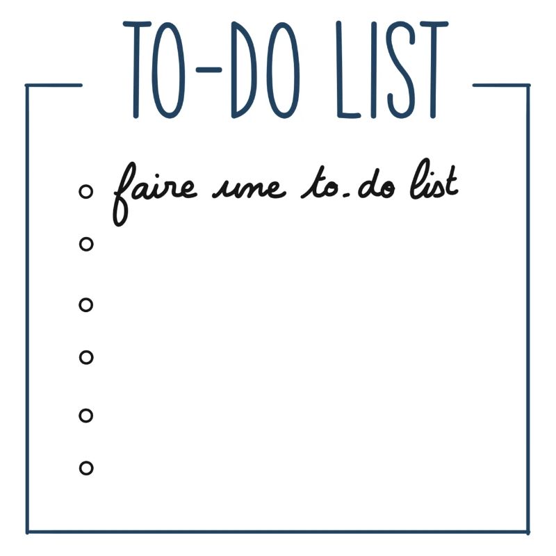 To-do list
