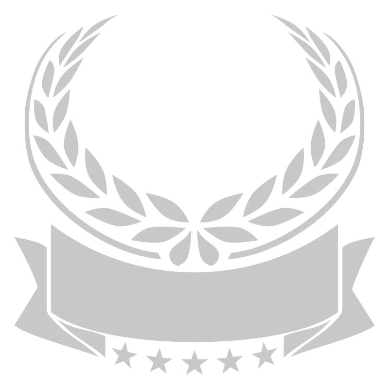 Laurel Wreath Banner Stars Empty