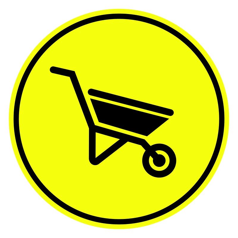 Wheelbarrow symbol