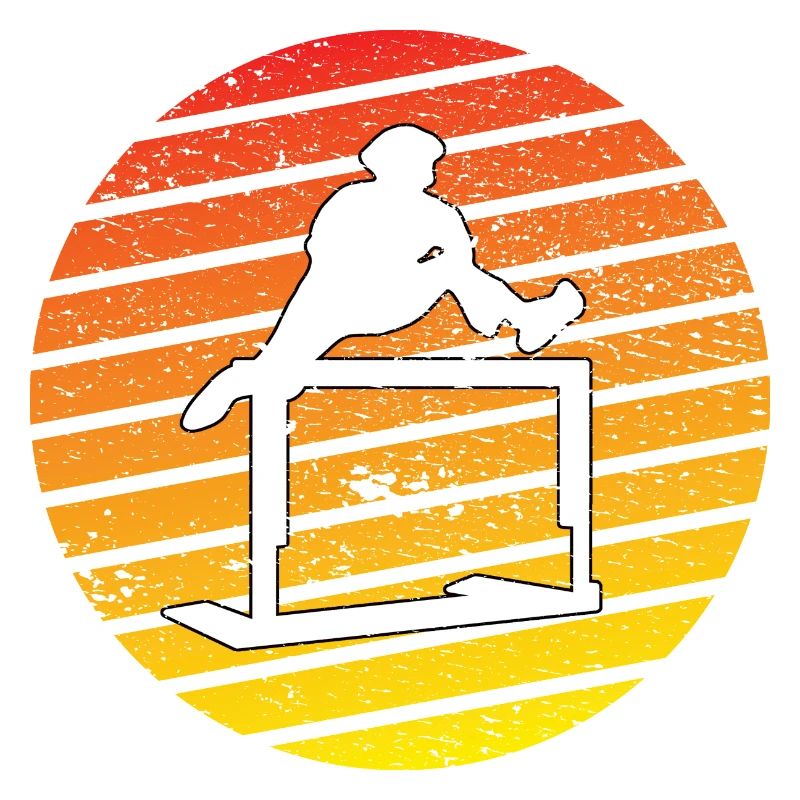 Hurdles Athletics Gift Hurdler