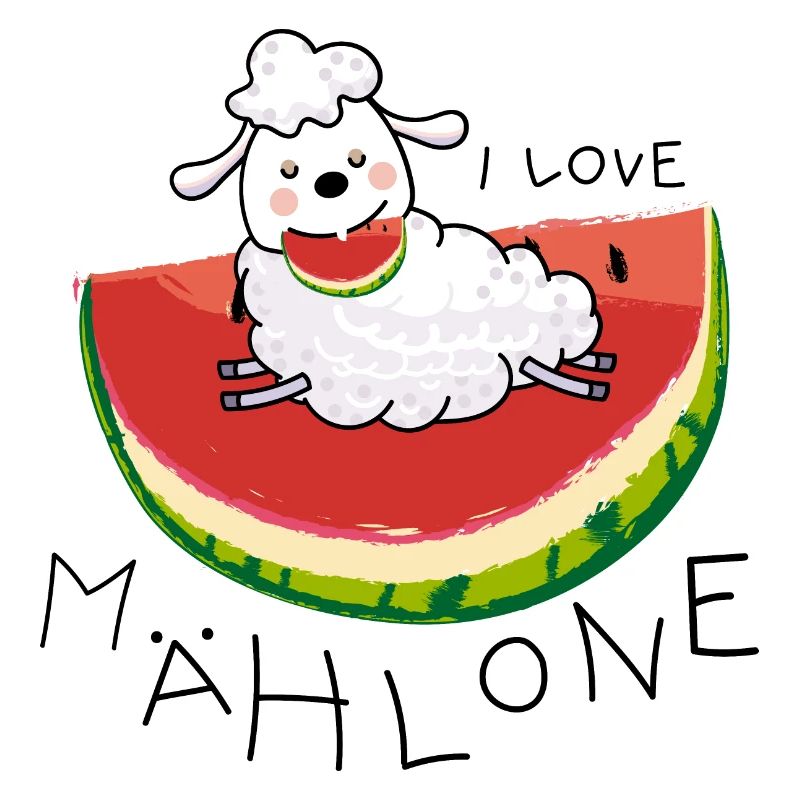 Moutons d’été et melon