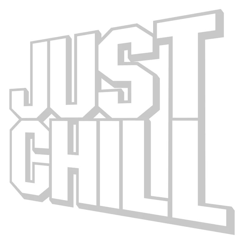 Just Chill Text Logo