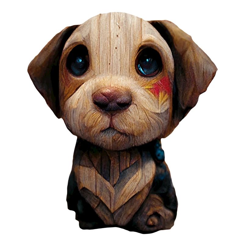 Chiots en bois