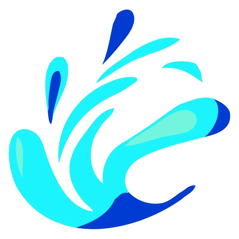 Liquid water (colors customizable)