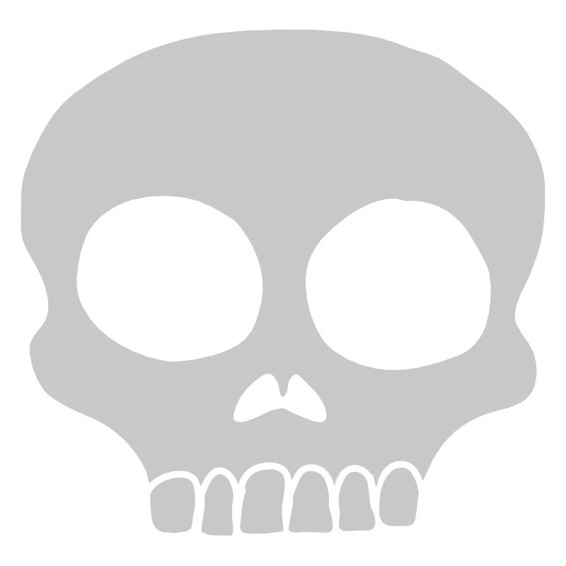 Skeleton skull cool design