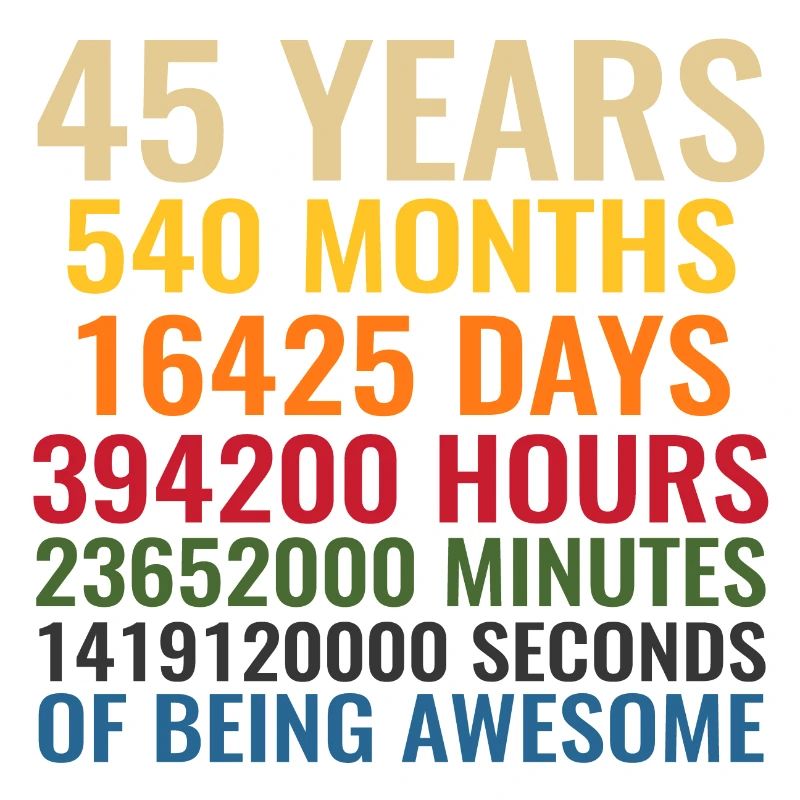 45 ans