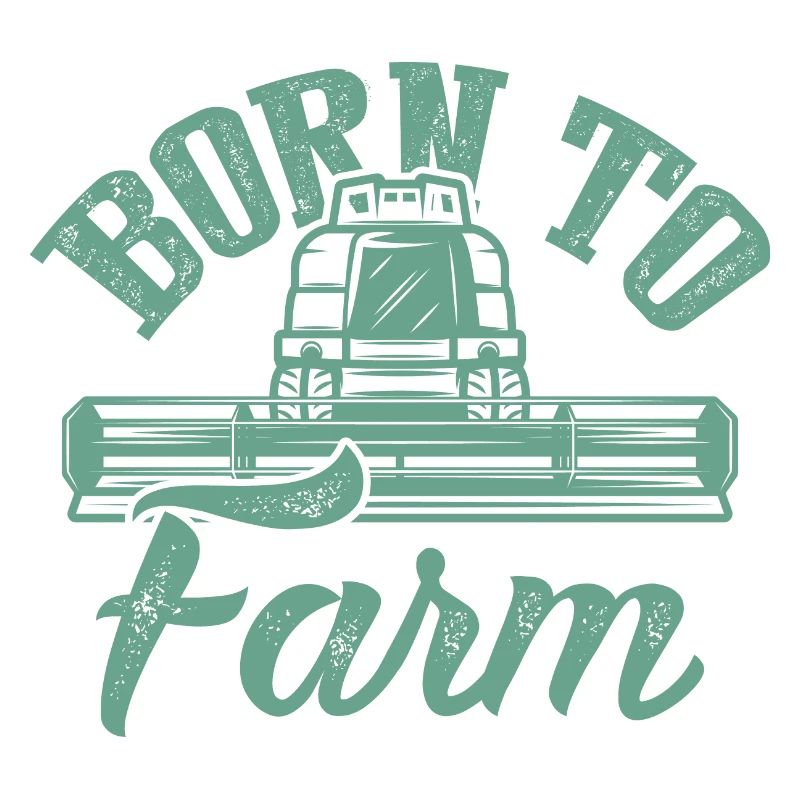 né à la ferme