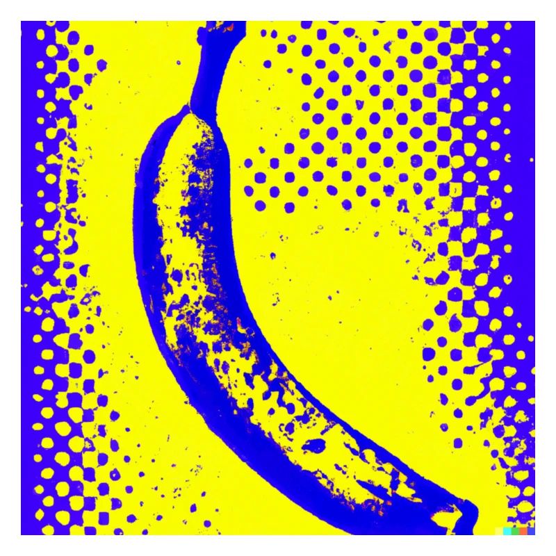 banane jaune (à droite)