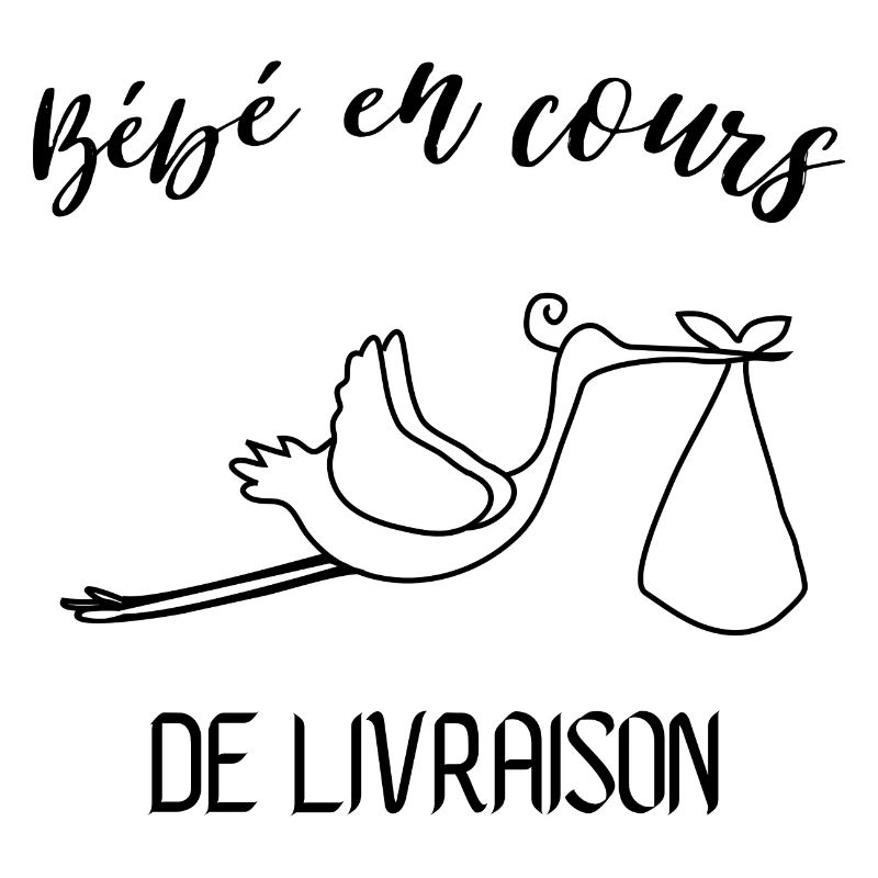 bébé en cours de livraison