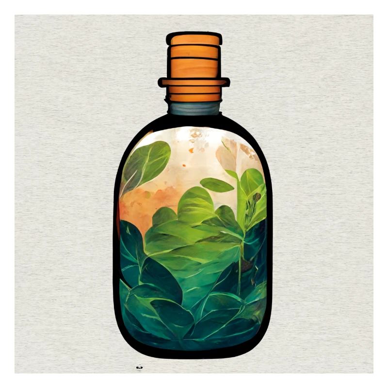 Jardin dans une bouteille