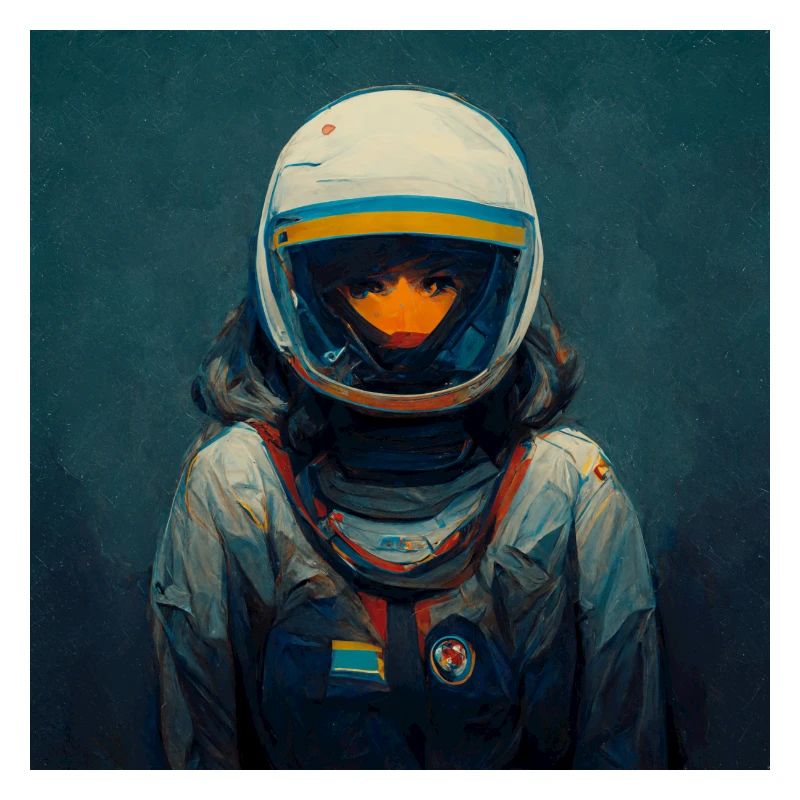 Peinture d’astronaute