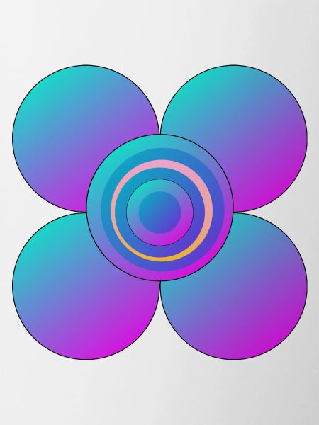 Bunte Blume