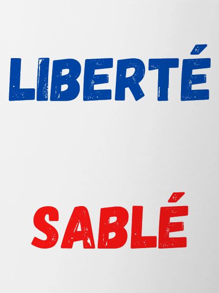 Liberté égalité sablé