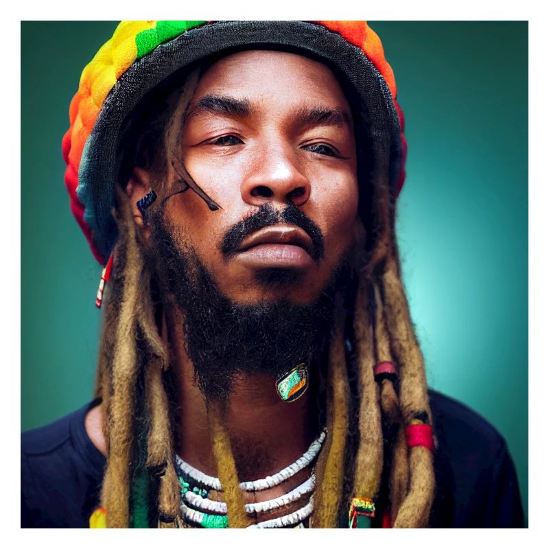 Portrait rastafari