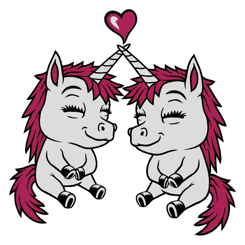 2 Amis Licorne Amour