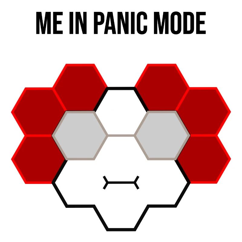 Me in panic mode