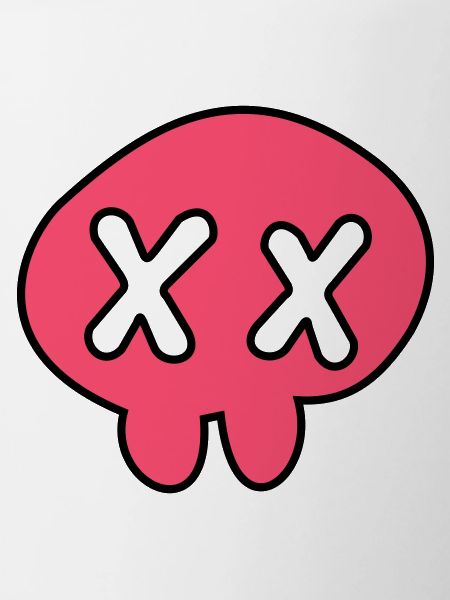 pink skull
