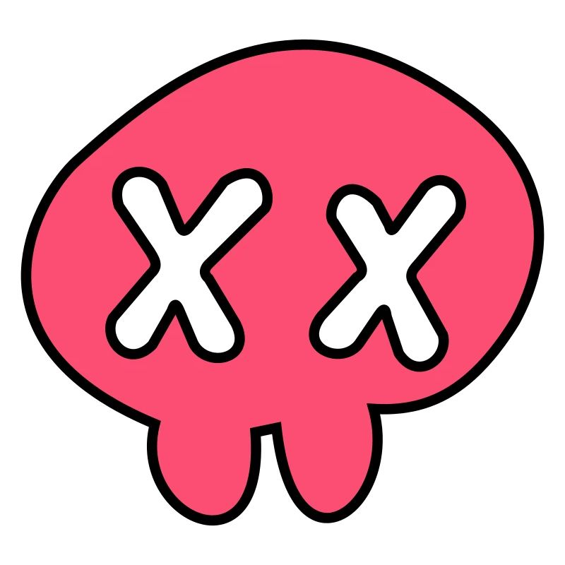 pink skull