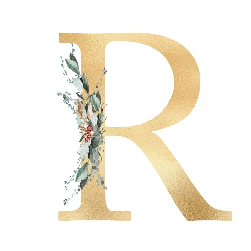 Customizable Monogram R