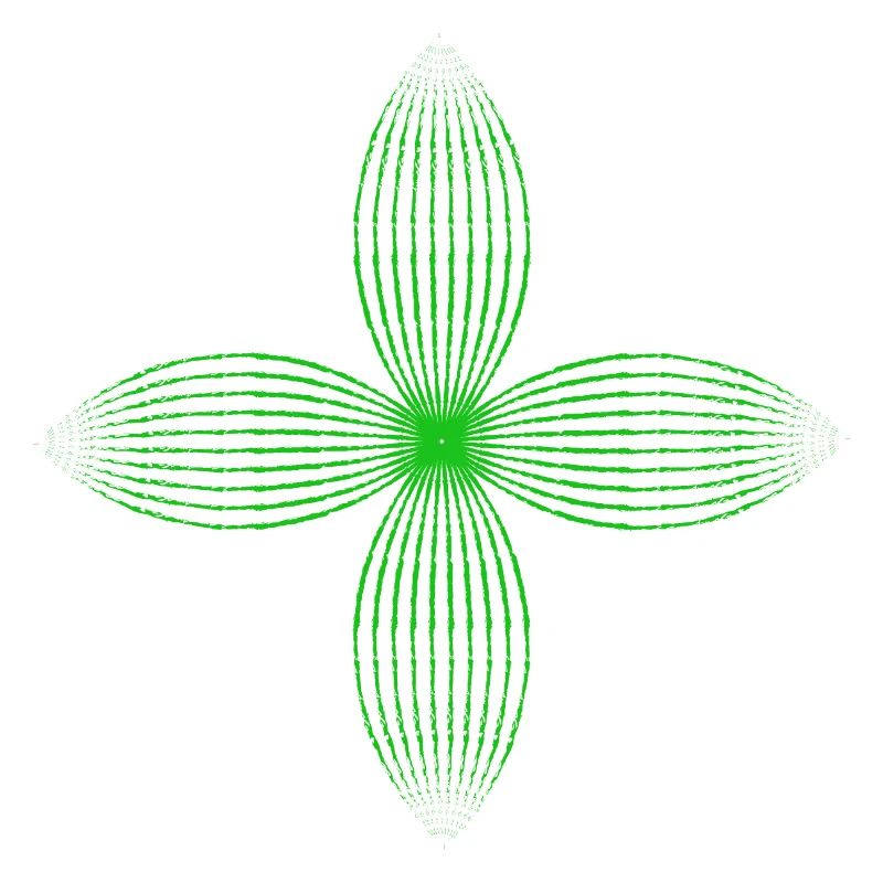 Fleur tribale (Vert)