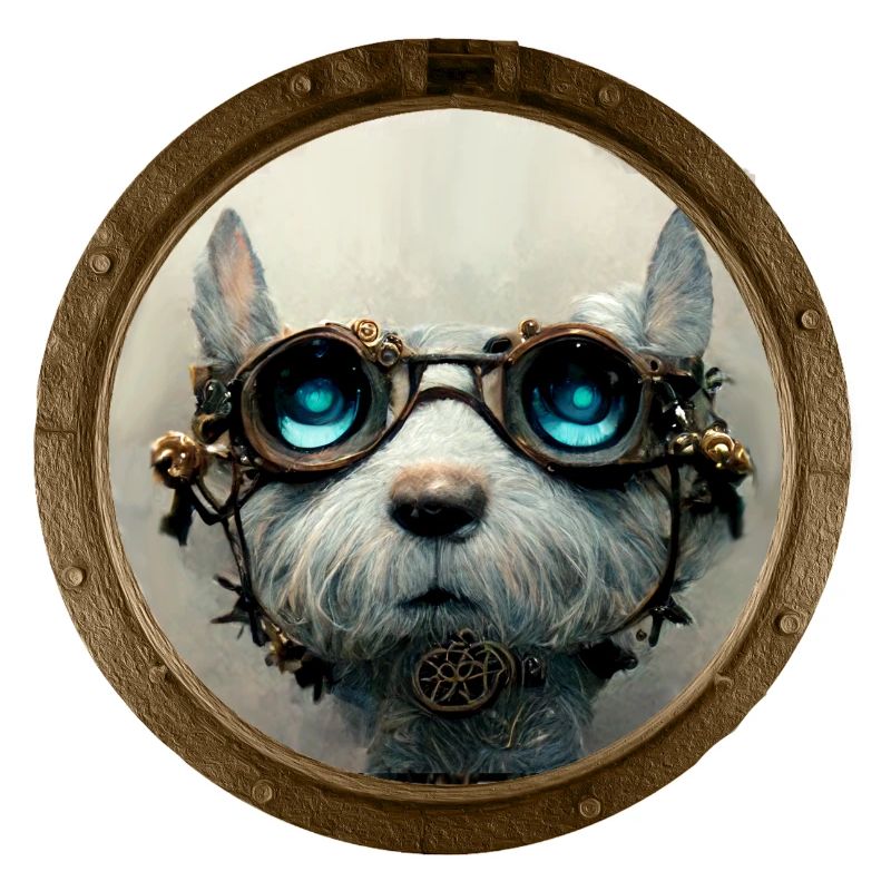 chien steampunk bis