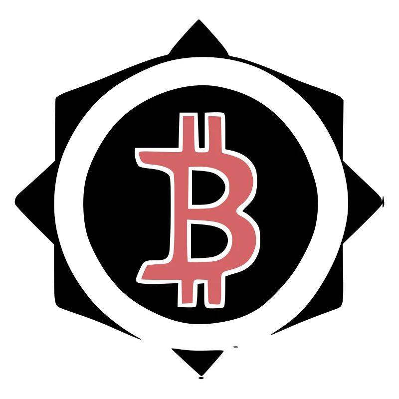 Bitcoin Krypto Währung virtuellen Lebens Vector 2