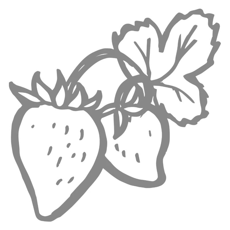 Erdbeeren Früchte Lustige Geschenkidee Obstanbau