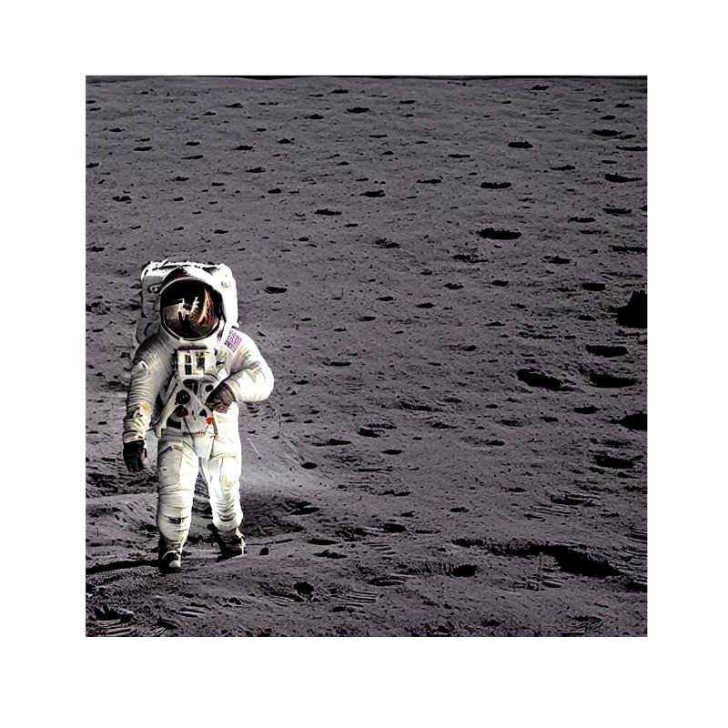 Astronaut on the moon