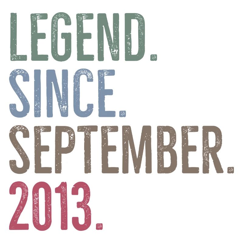 Legend Since September 2013