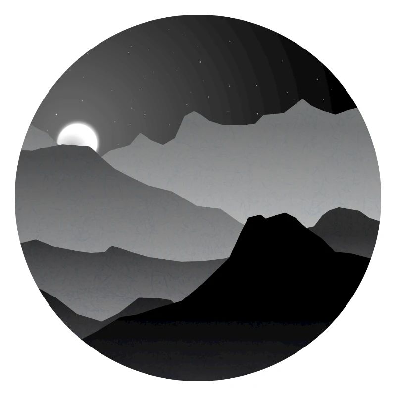 Dunkle Landschaft