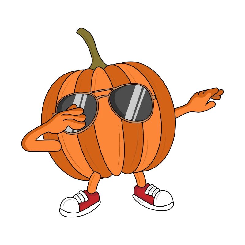 Funny Halloween Pumpkin, Dabbing Pumpkin Lantern