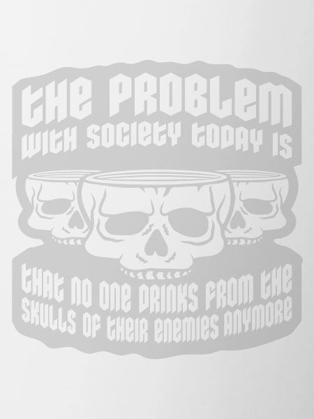 drinks from enemies skulls