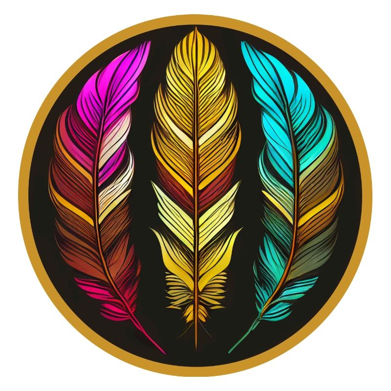 Emblem der 3 Federn