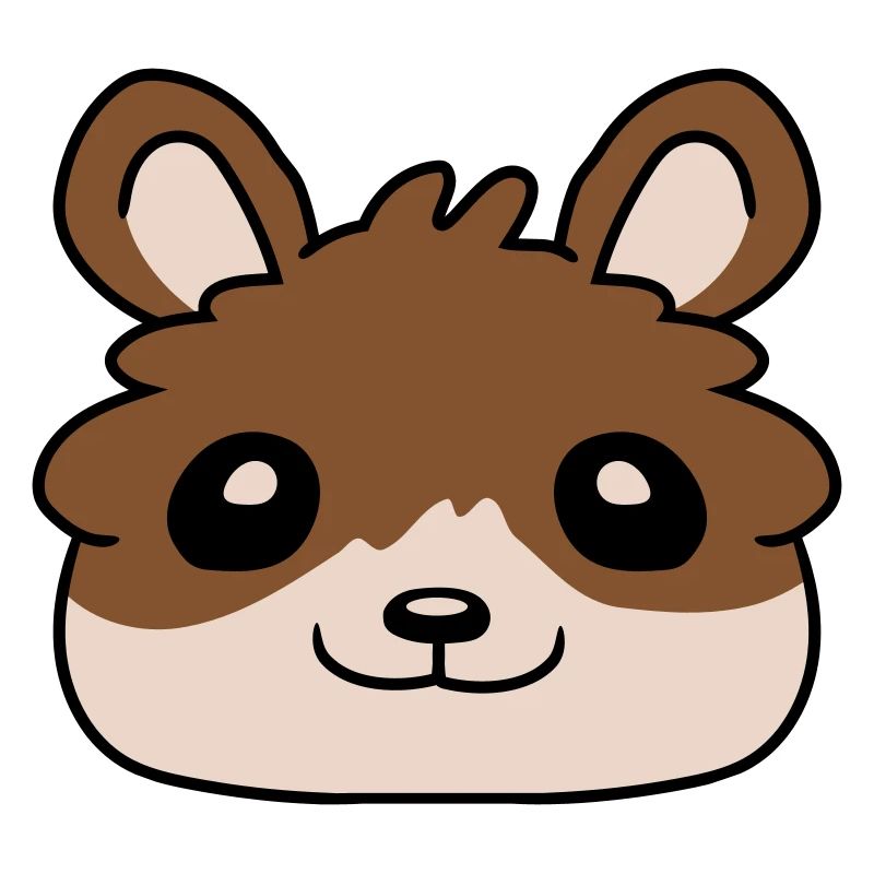 Head little dear hamster