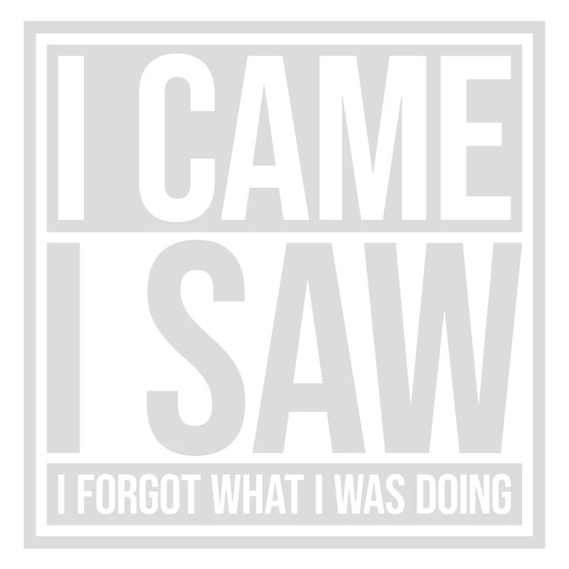 I came saw forget