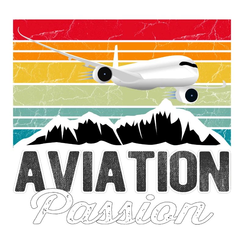 Aviation Passion Sunset - Vintage Gift Pilot