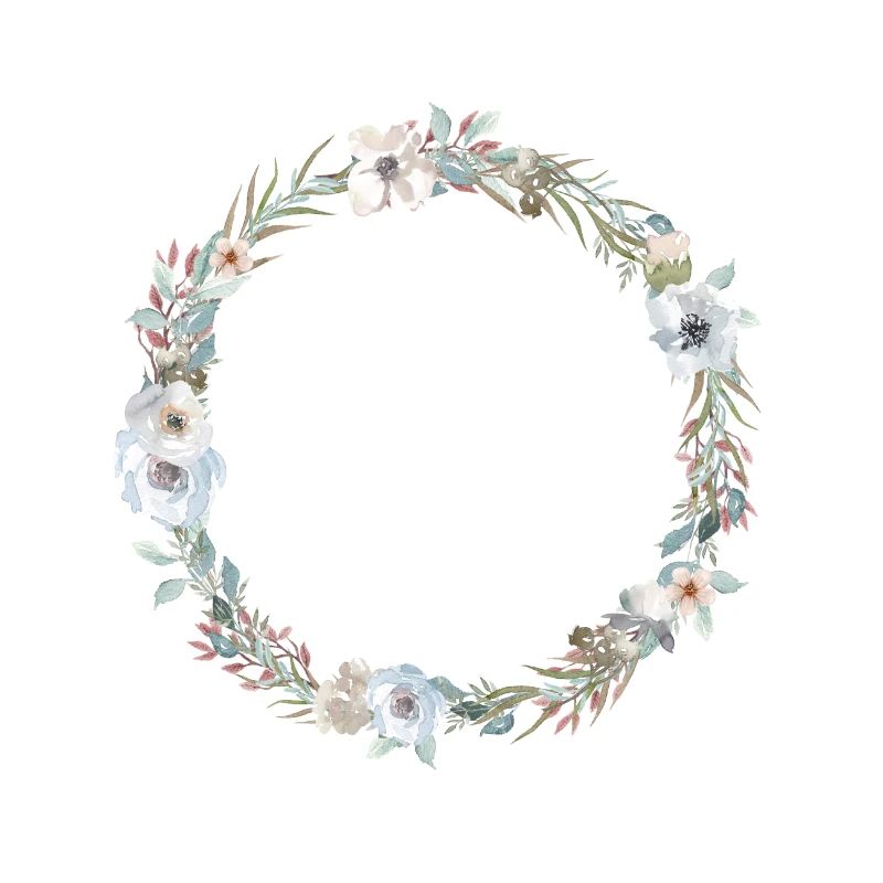 Blue Green Eucalyptus Wreath
