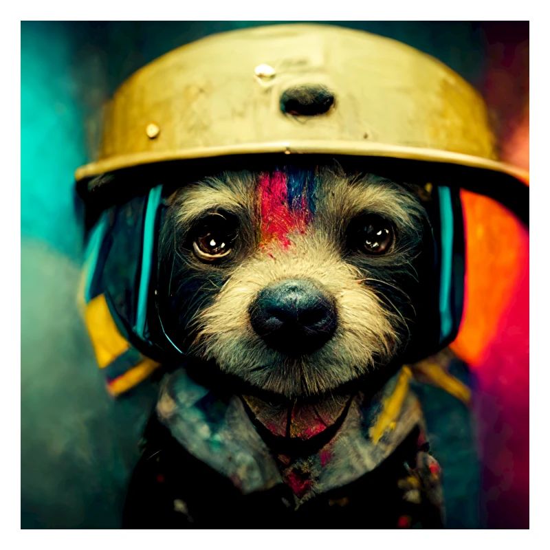 Bunter Hund