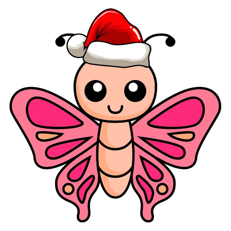 Butterfly Comic Christmas