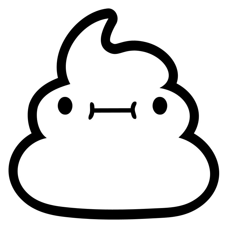 Face Kawaii shit pile