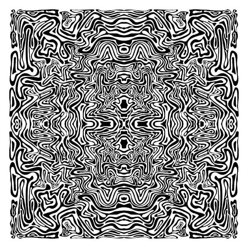 Vision psychédélique bw