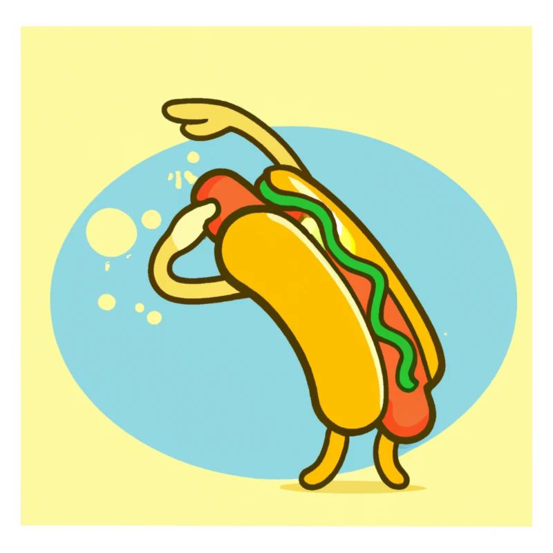 Hot dog dancing great gift idea
